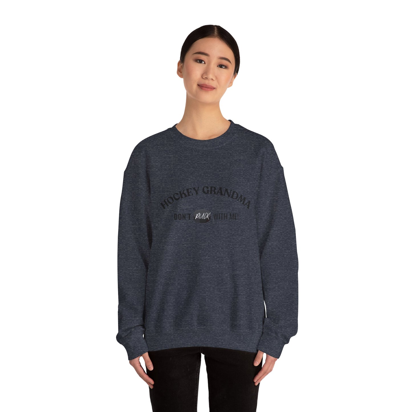 Hockey Grandma Crewneck Sweatshirt