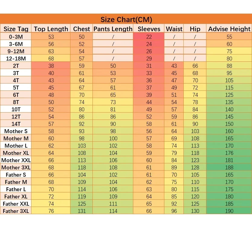 Merry Deer Family Pajamas Set