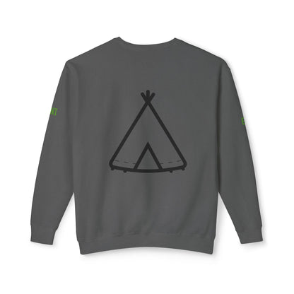 Trinity Souvenir Crewneck Sweatshirt — Dove Logo & Teepee Back Graphic