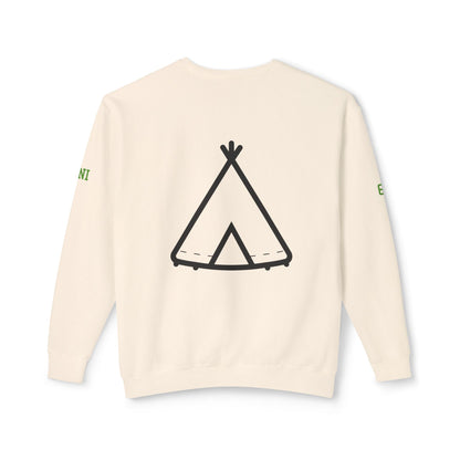 Trinity Souvenir Crewneck Sweatshirt — Dove Logo & Teepee Back Graphic