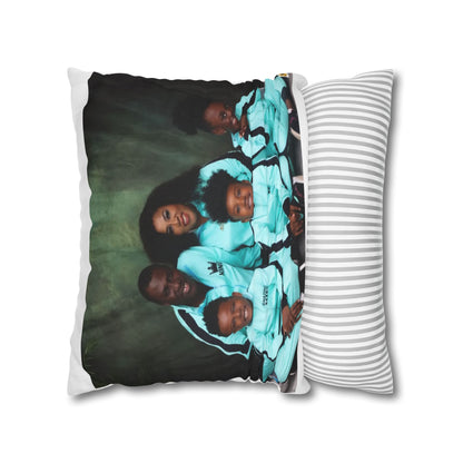 Spun Polyester Square Pillowcase