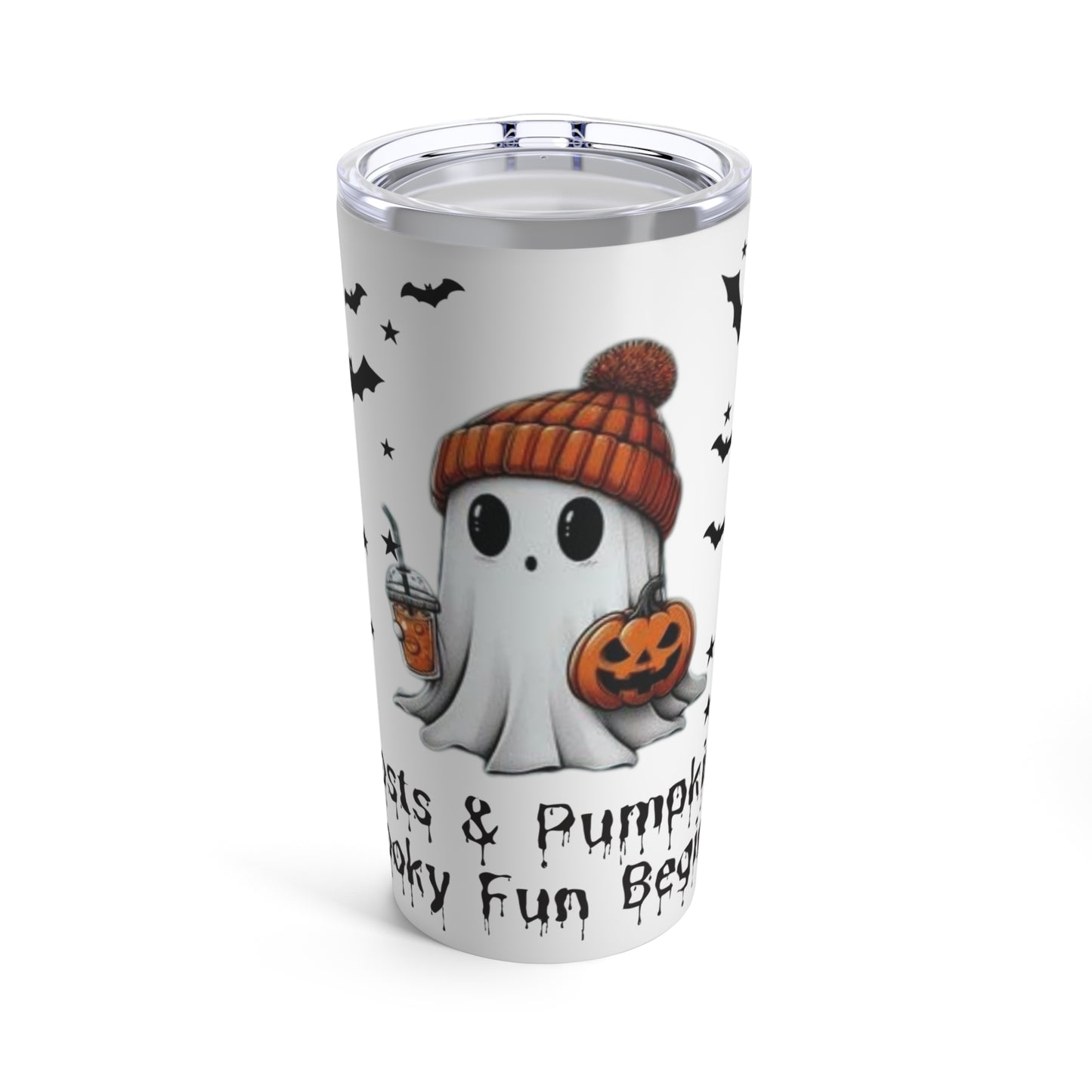 Halloween Ghost Comfort Colors Tumbler, Cute Ghost Tumbler,  Halloween Tumbler, Cute Fall Tumbler, Spooky Season Tumbler, Gift For Halloween