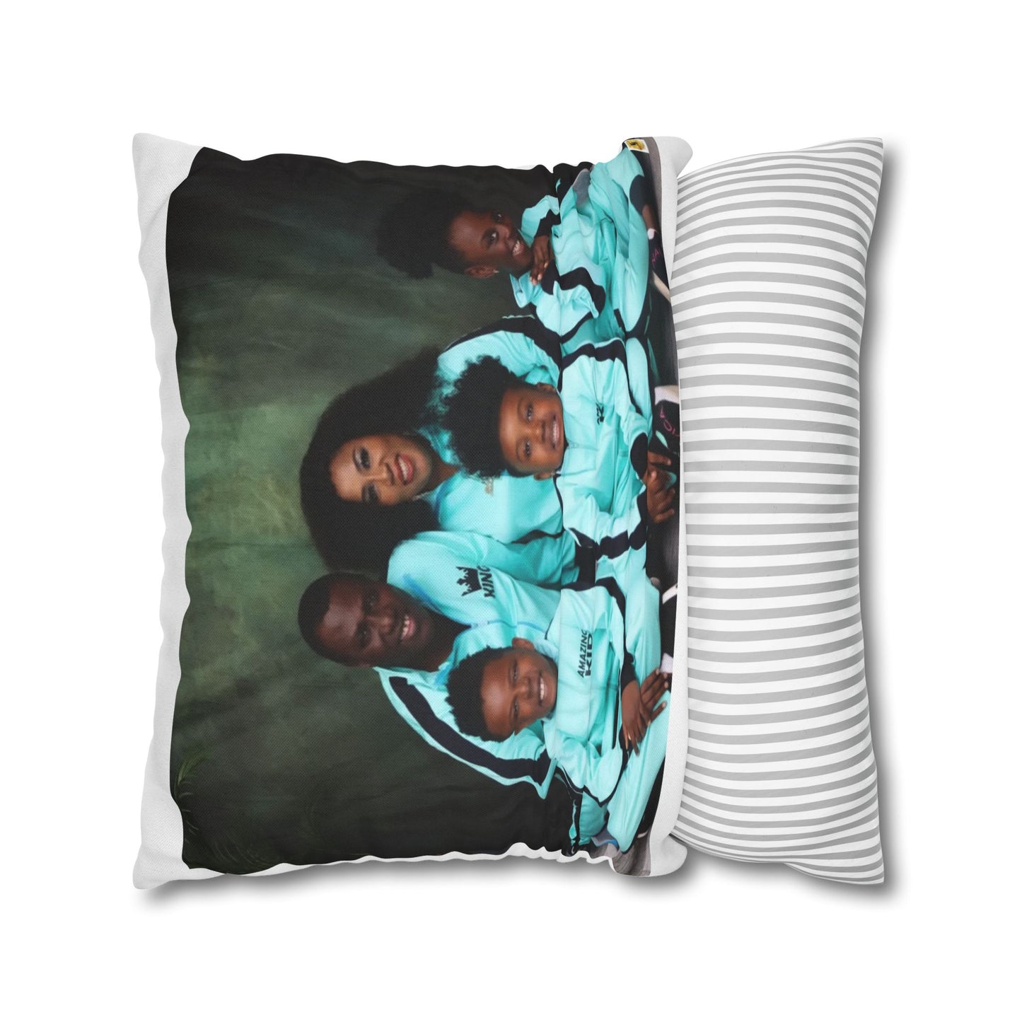 Spun Polyester Square Pillowcase