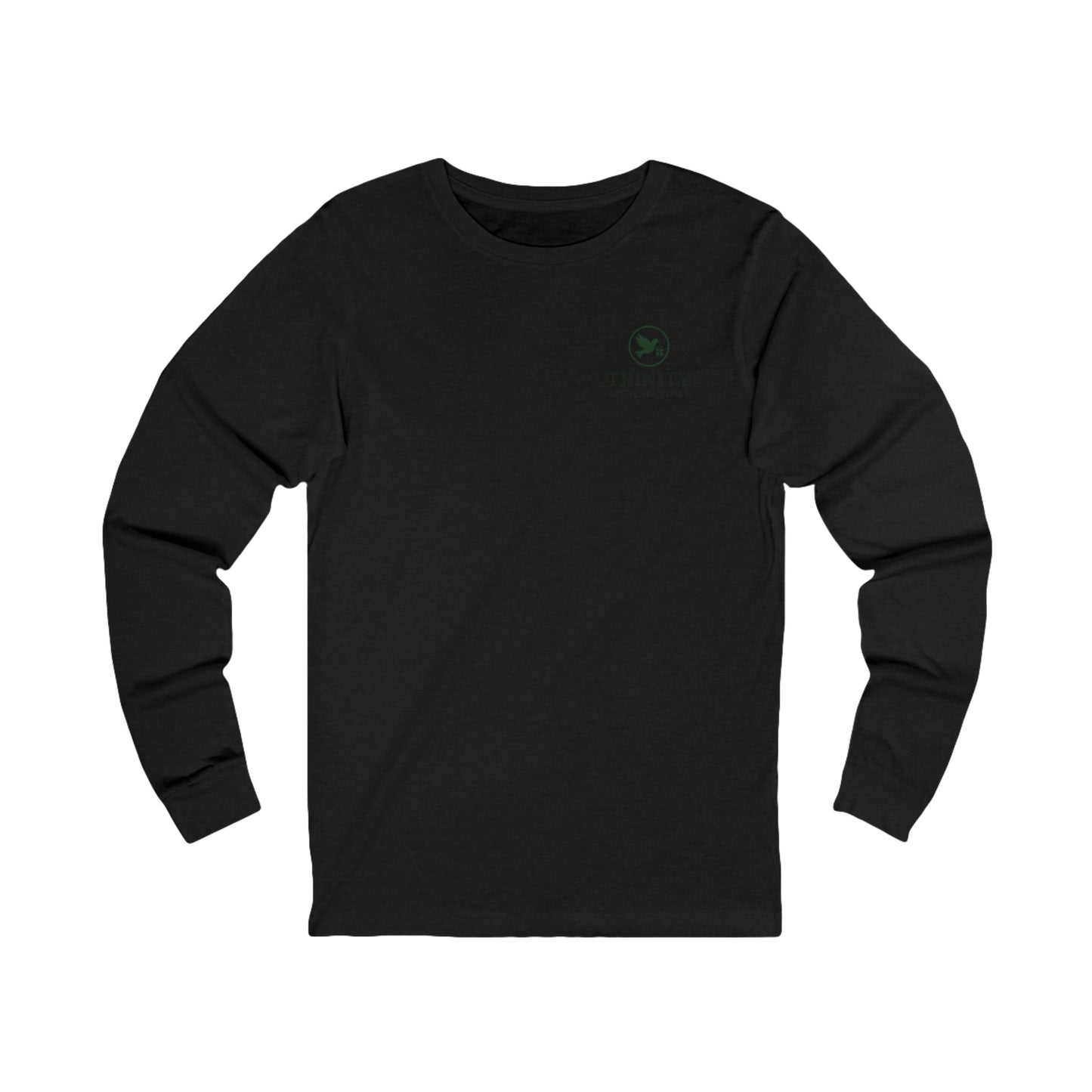 Long Sleeve Tee — Trinity Camp Tee with Minimal Teepee Graphic