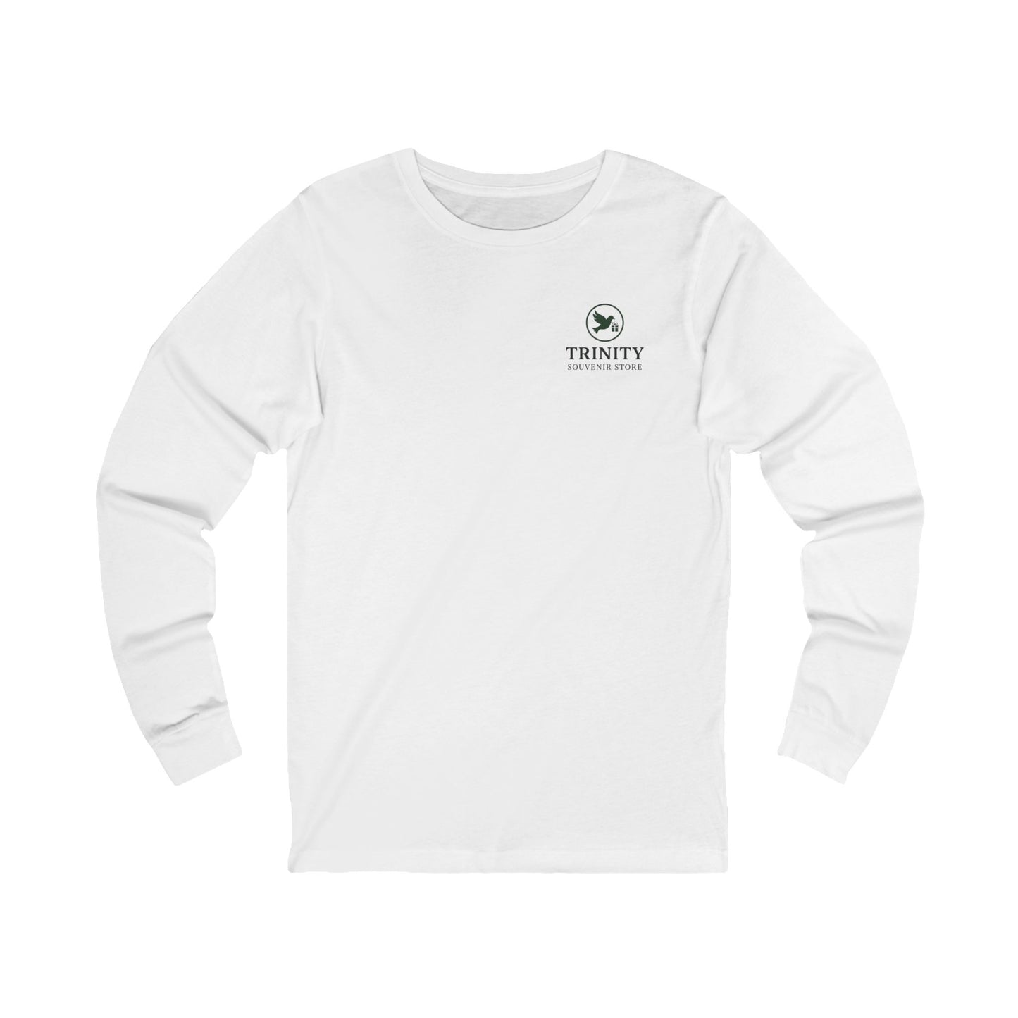 Long Sleeve Tee — Trinity Camp Tee with Minimal Teepee Graphic