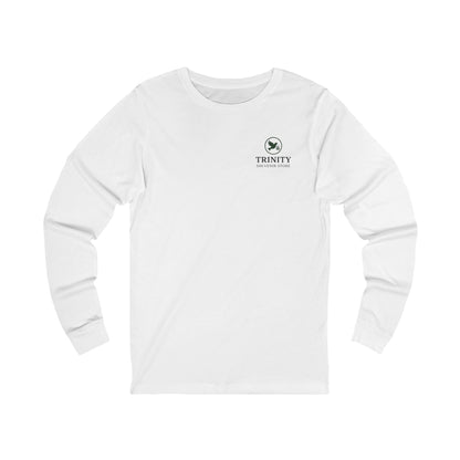 Long Sleeve Tee — Trinity Camp Tee with Minimal Teepee Graphic