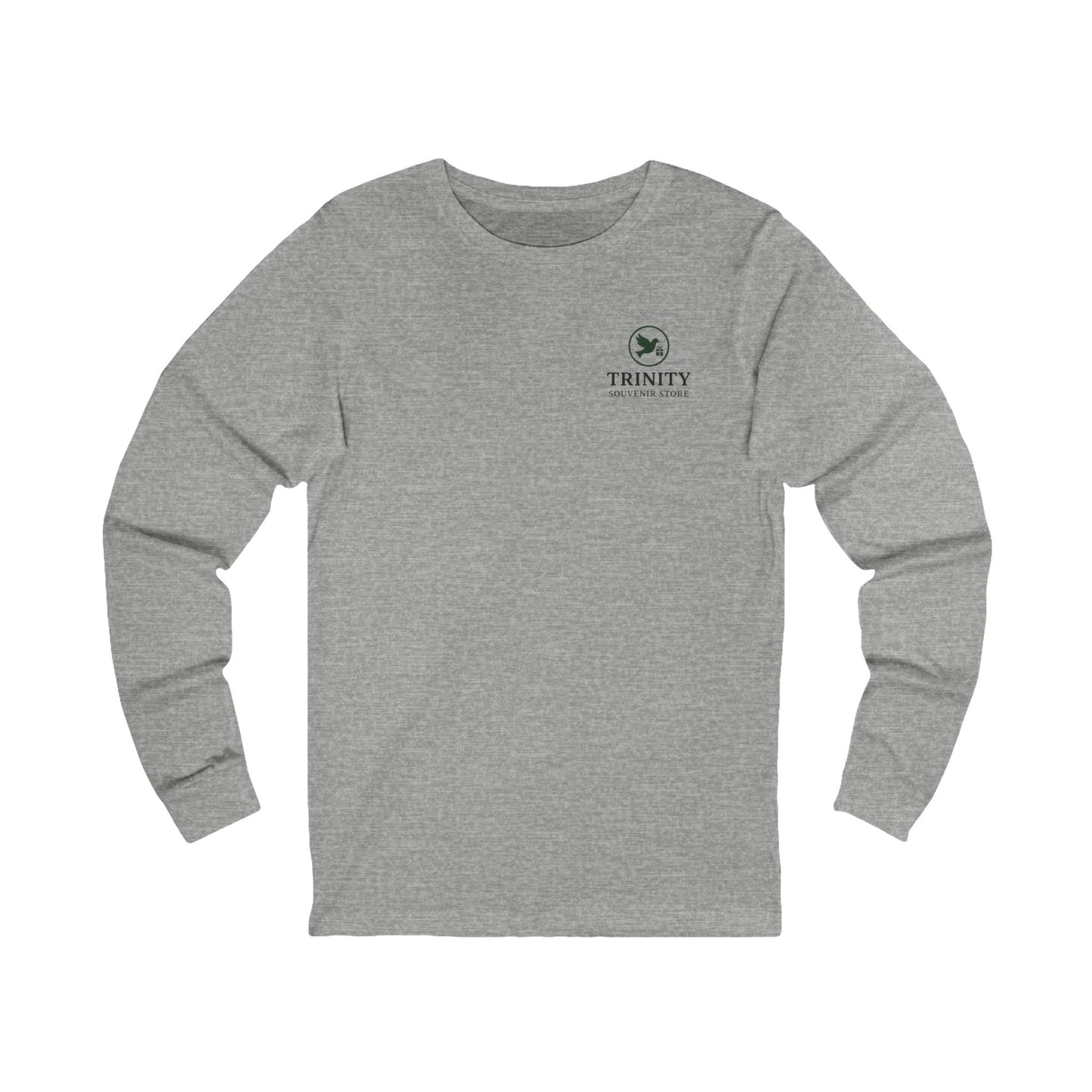 Long Sleeve Tee — Trinity Camp Tee with Minimal Teepee Graphic