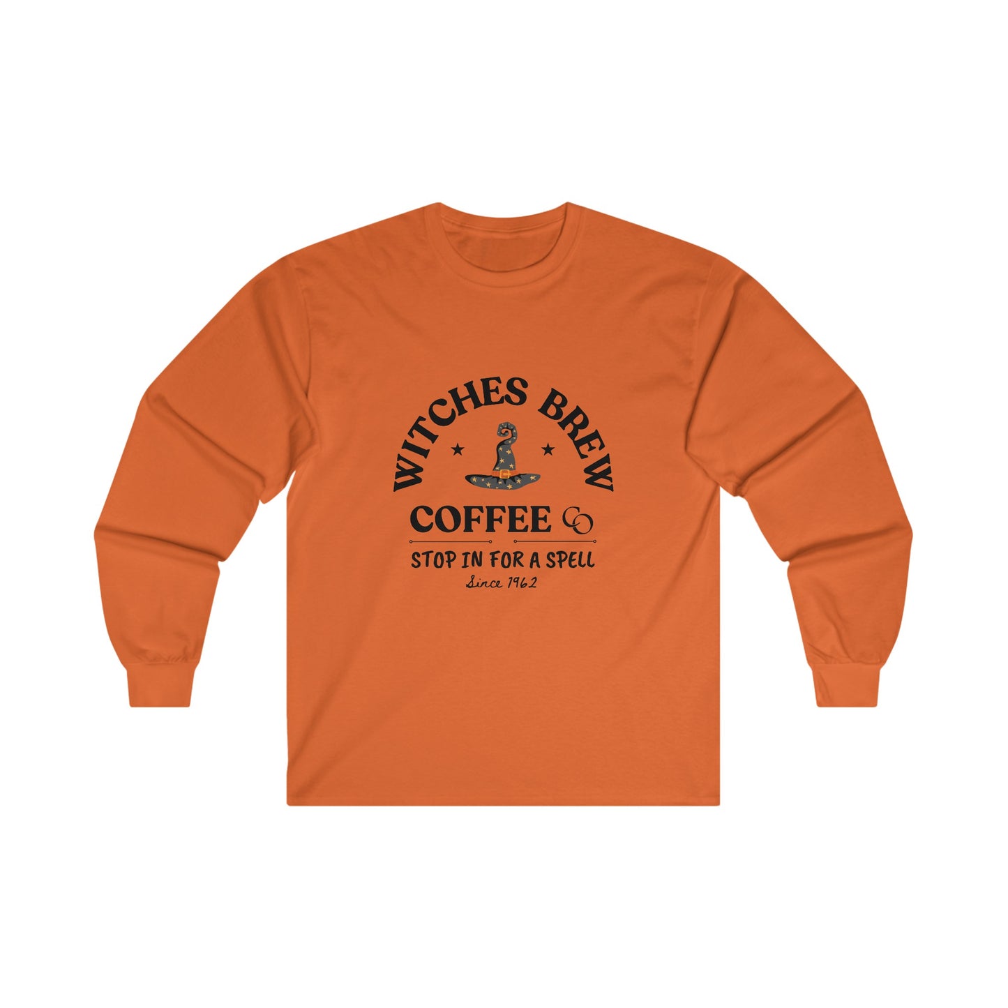 Witches Brew Unisex Cotton Long Sleeve Tee/Halloween gift