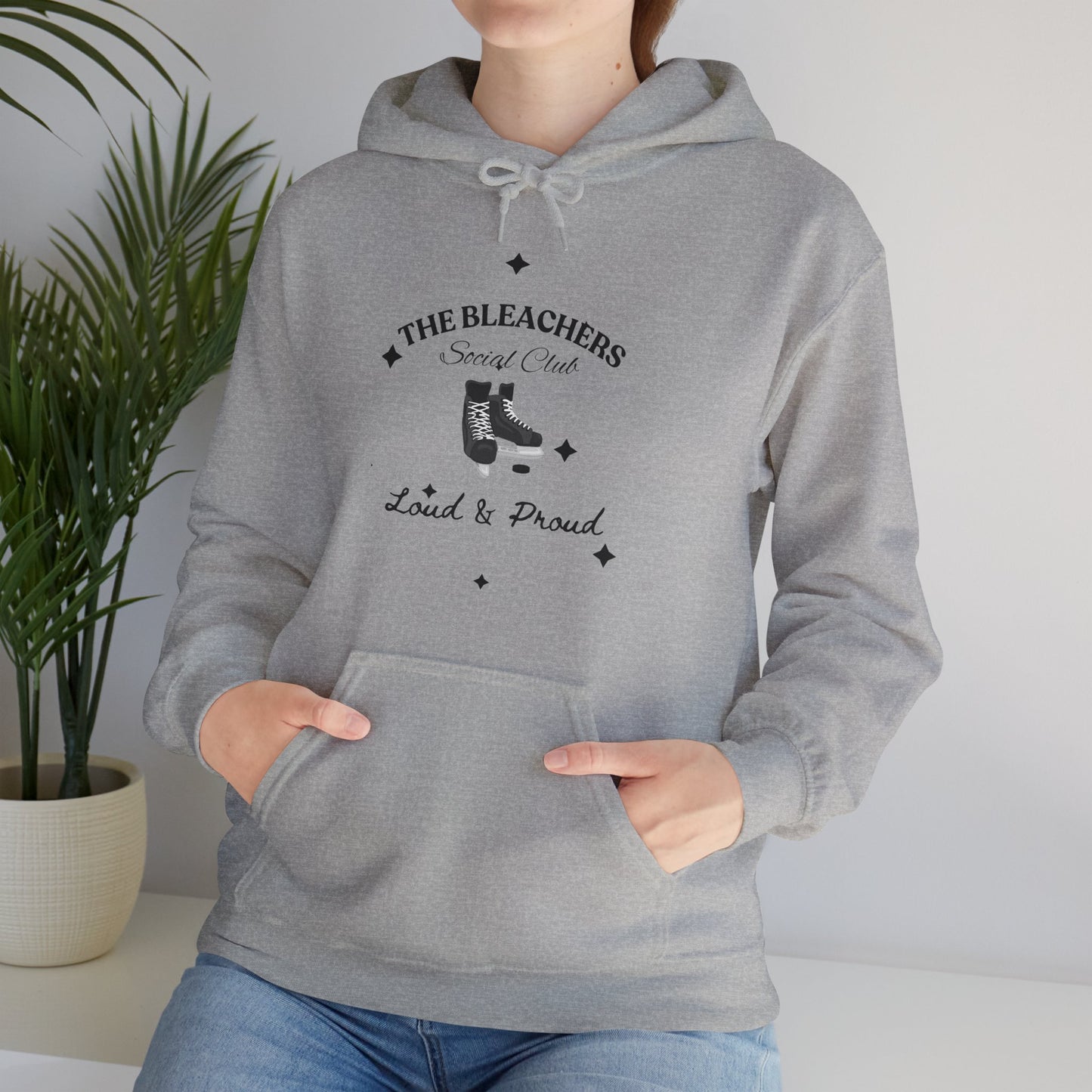 The Bleachers  Social Club Unisex Hooded Sweatshirt