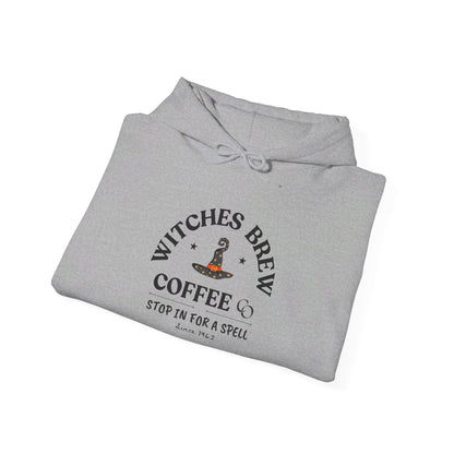 Witch Hat & Letter Print Hooded Sweatshirt, Casual Long Sleeve Top For Spring & Fall, Women's  and Men's Clothing.