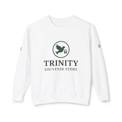 Trinity Souvenir Crewneck Sweatshirt — Dove Logo & Teepee Back Graphic