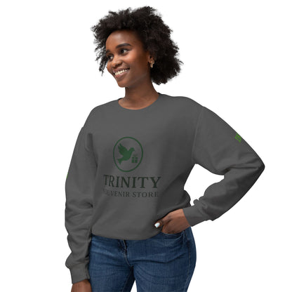 Trinity Souvenir Crewneck Sweatshirt — Dove Logo & Teepee Back Graphic