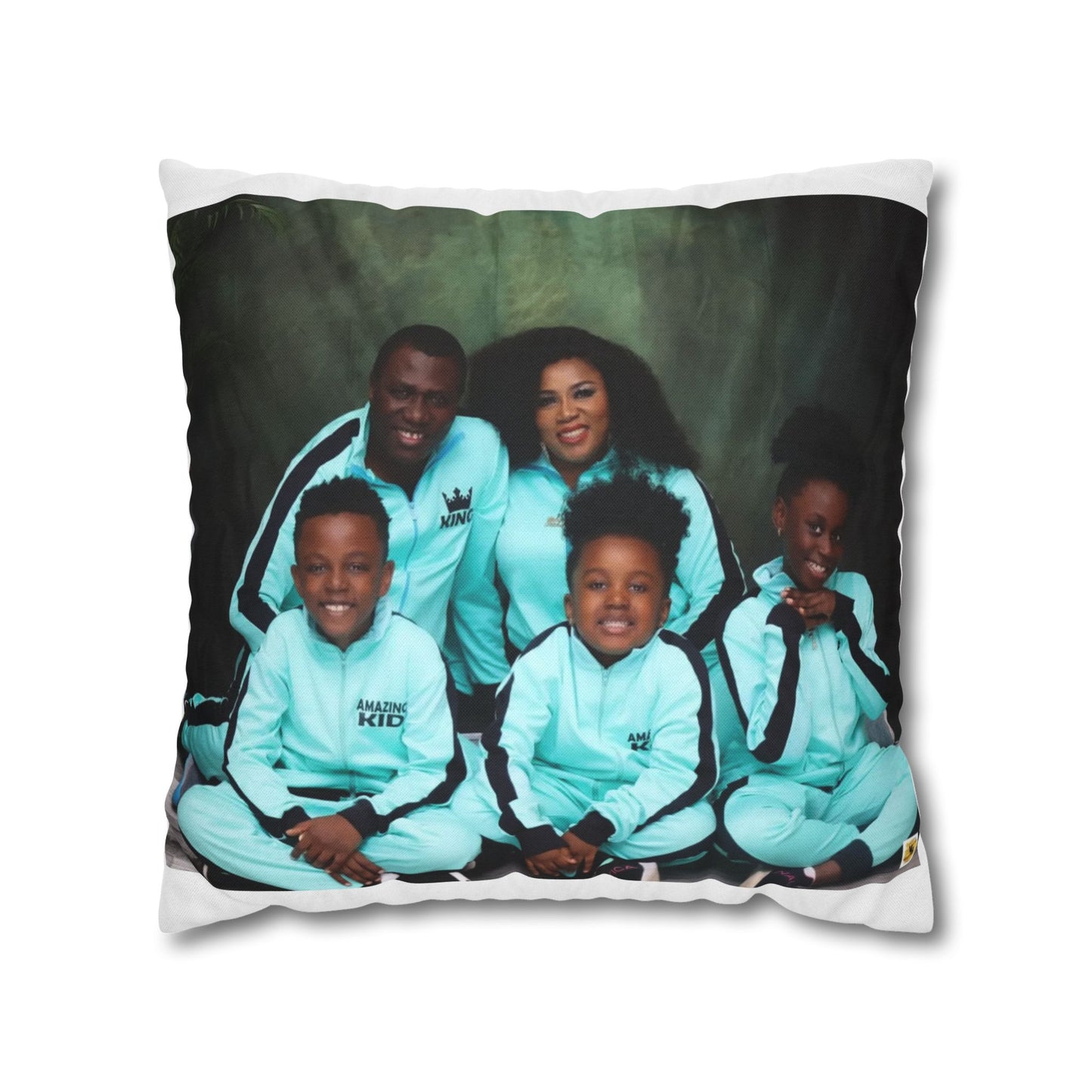 Spun Polyester Square Pillowcase