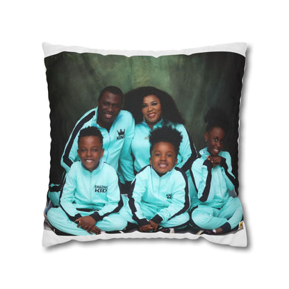 Spun Polyester Square Pillowcase