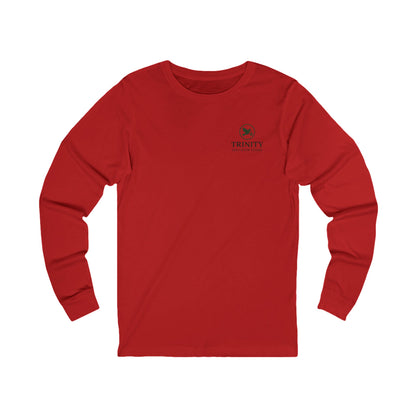 Long Sleeve Tee — Trinity Camp Tee with Minimal Teepee Graphic