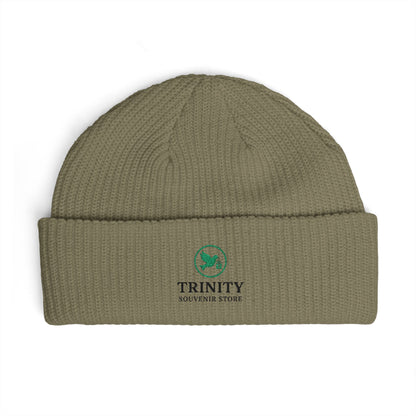 Trinity Logo Cuff Beanie – Embroidered Winter Knit Hat