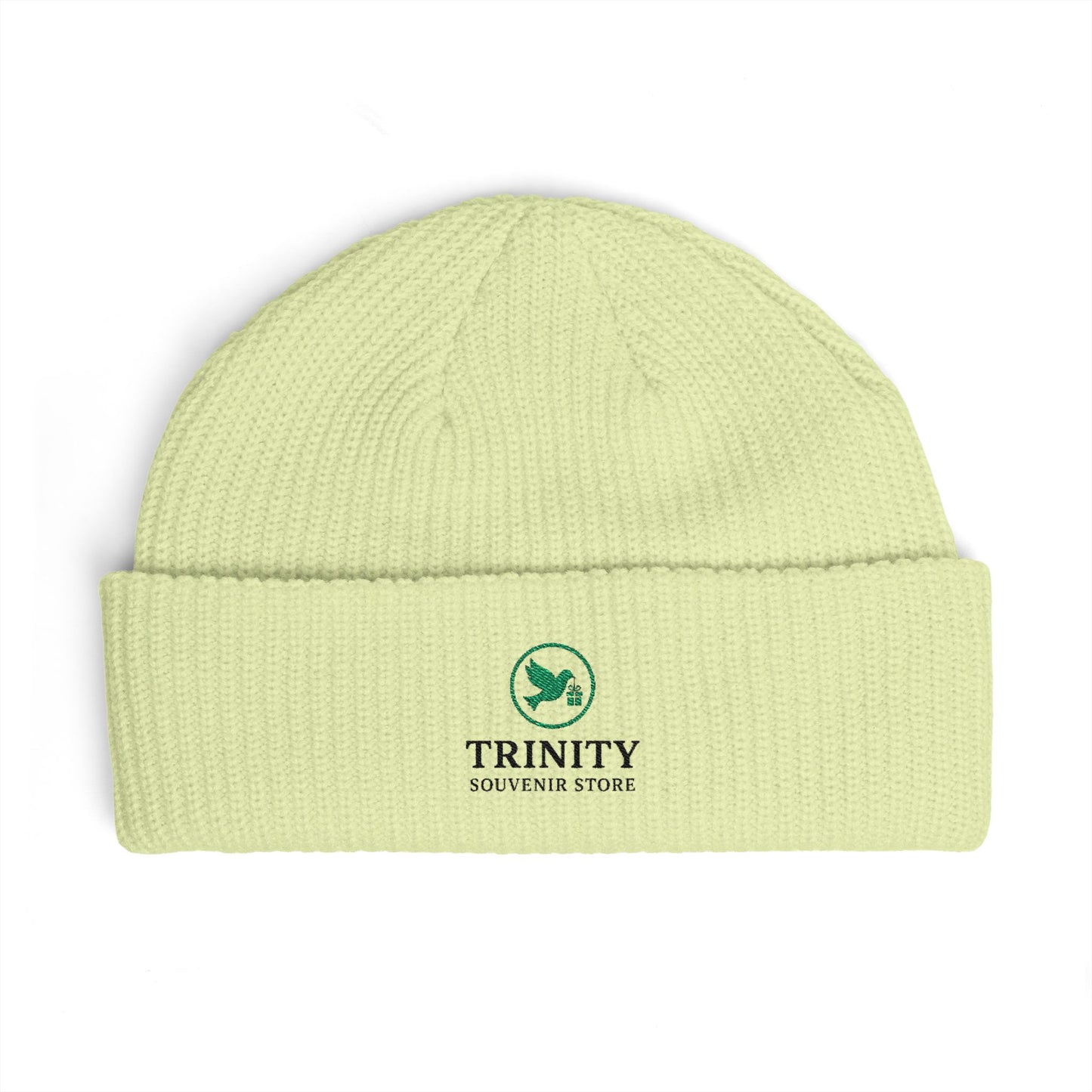Trinity Logo Cuff Beanie – Embroidered Winter Knit Hat