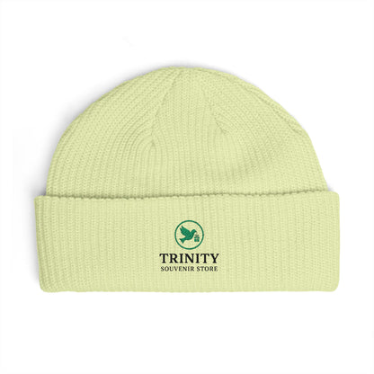 Trinity Logo Cuff Beanie – Embroidered Winter Knit Hat