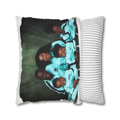 Spun Polyester Square Pillowcase