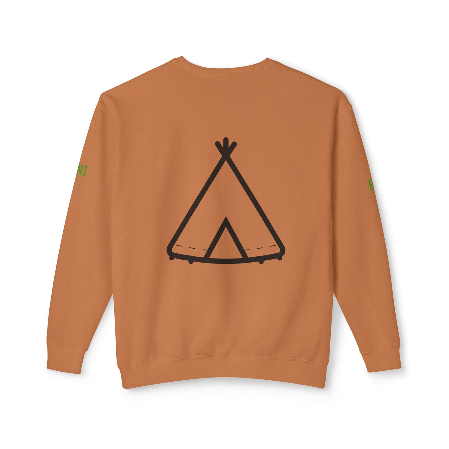 Trinity Souvenir Crewneck Sweatshirt — Dove Logo & Teepee Back Graphic