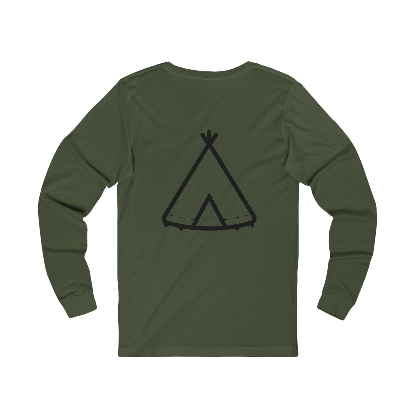 Trinity Souvenir Long Sleeve Tee — Camp Teepee Logo