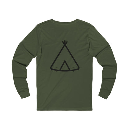 Trinity Souvenir Long Sleeve Tee — Camp Teepee Logo