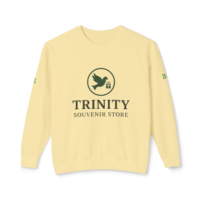 Trinity Souvenir Crewneck Sweatshirt — Dove Logo & Teepee Back Graphic