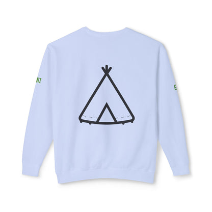 Trinity Souvenir Crewneck Sweatshirt — Dove Logo & Teepee Back Graphic