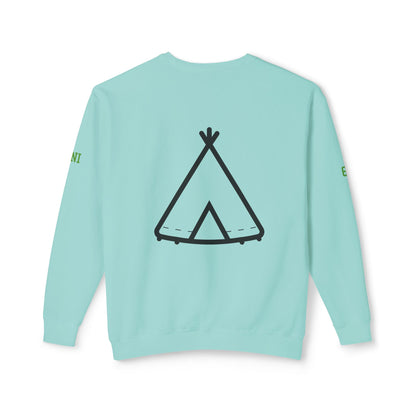Trinity Souvenir Crewneck Sweatshirt — Dove Logo & Teepee Back Graphic