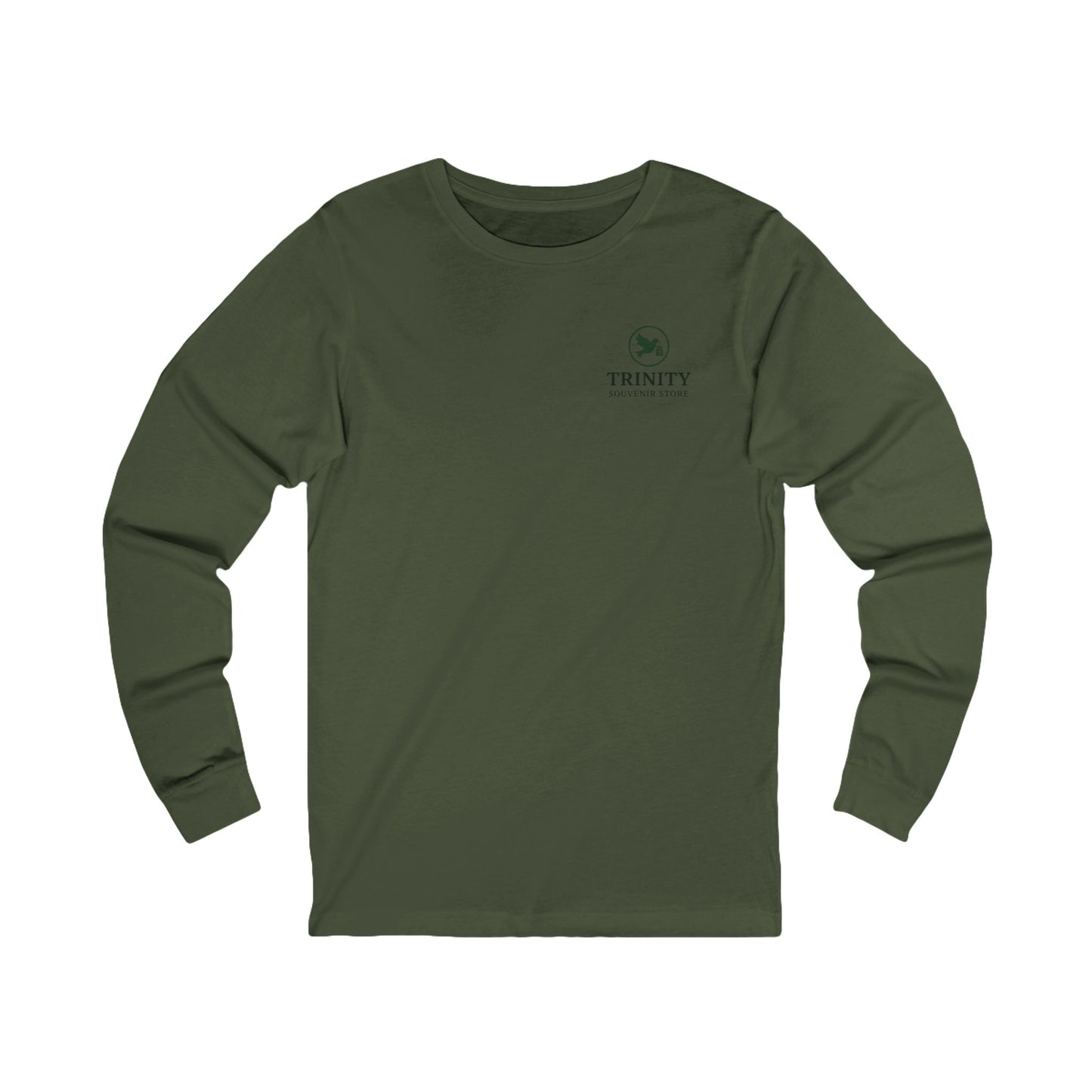 Long Sleeve Tee — Trinity Camp Tee with Minimal Teepee Graphic
