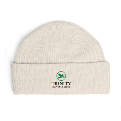 Trinity Logo Cuff Beanie – Embroidered Winter Knit Hat