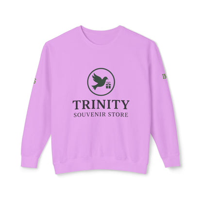 Trinity Souvenir Crewneck Sweatshirt — Dove Logo & Teepee Back Graphic