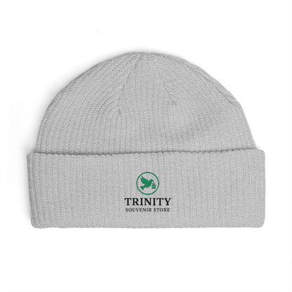 Trinity Logo Cuff Beanie – Embroidered Winter Knit Hat