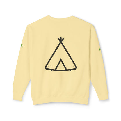 Trinity Souvenir Crewneck Sweatshirt — Dove Logo & Teepee Back Graphic