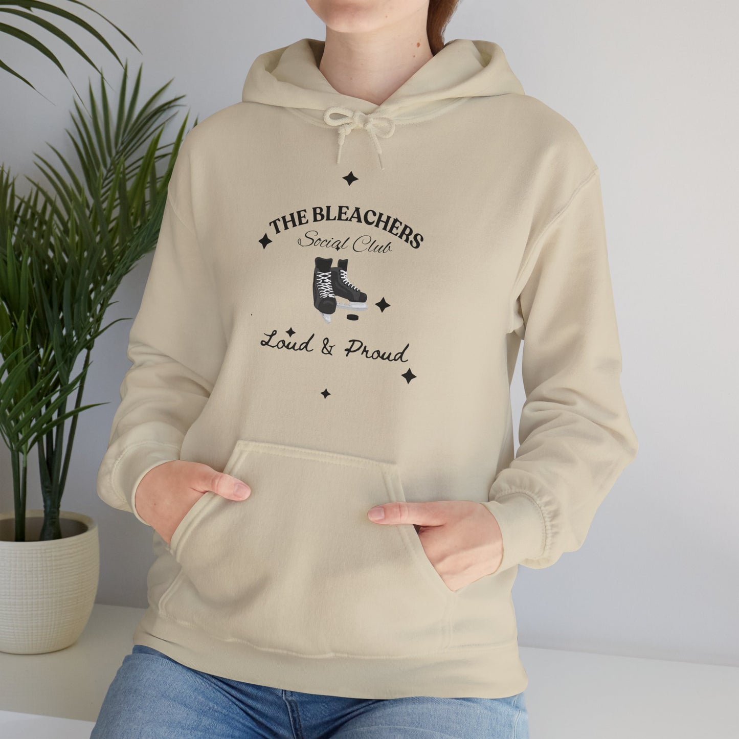 The Bleachers  Social Club Unisex Hooded Sweatshirt