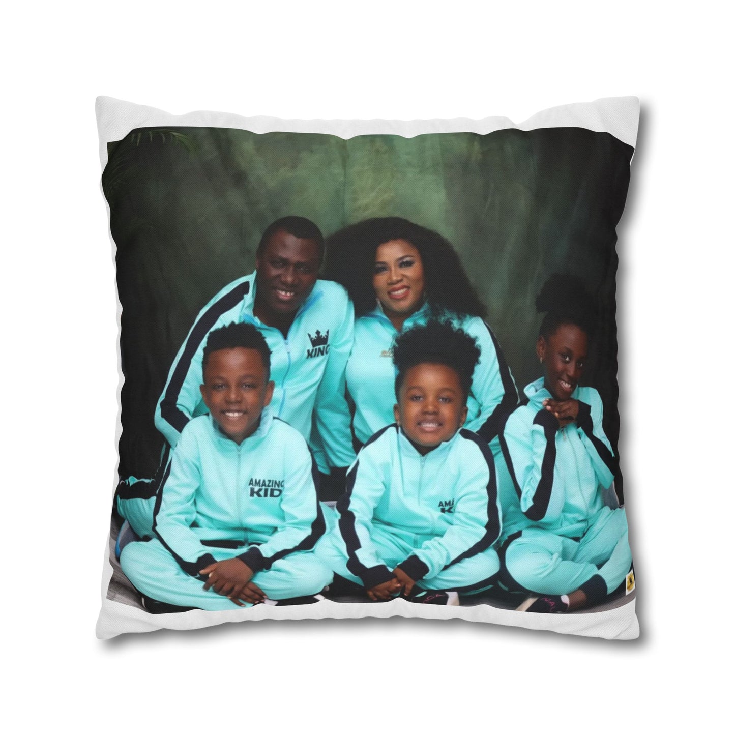 Spun Polyester Square Pillowcase