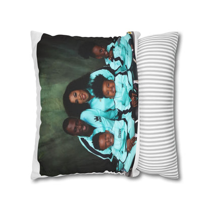 Spun Polyester Square Pillowcase