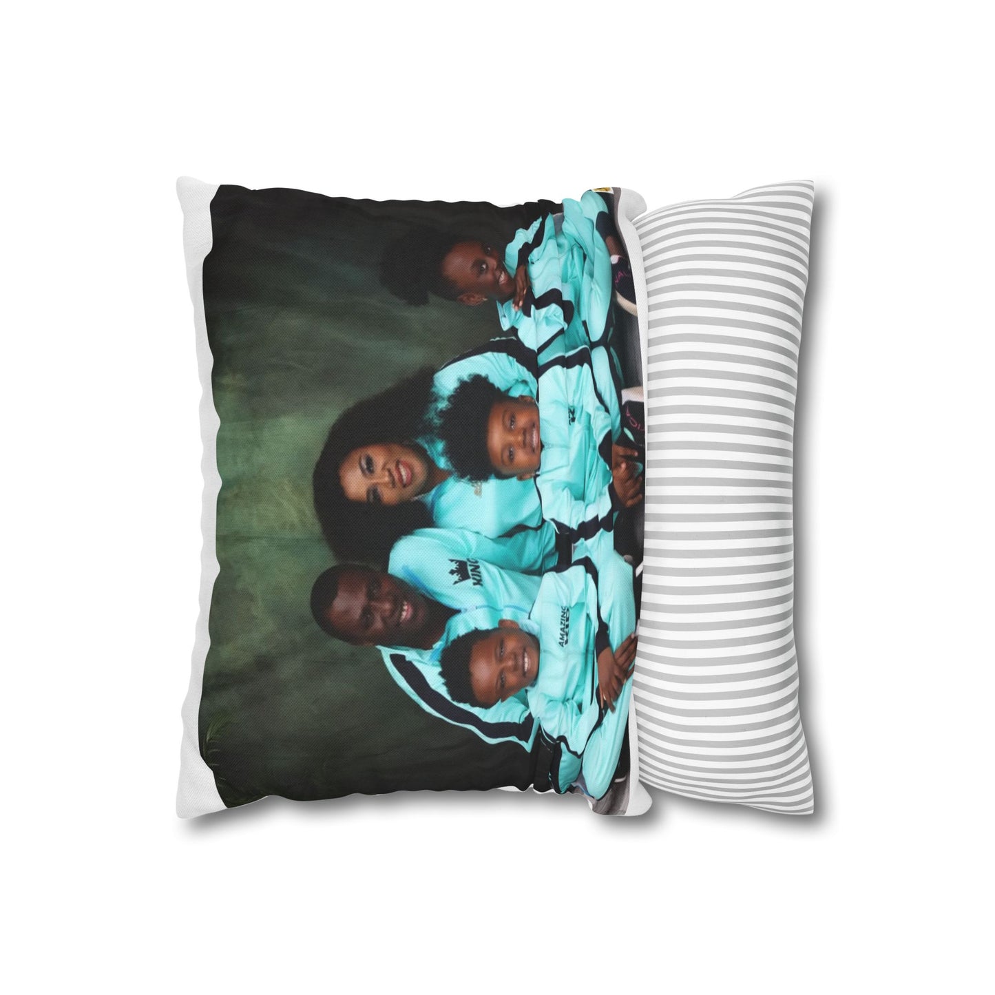 Spun Polyester Square Pillowcase