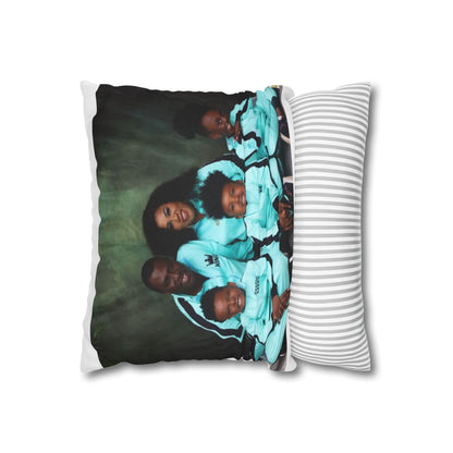 Spun Polyester Square Pillowcase