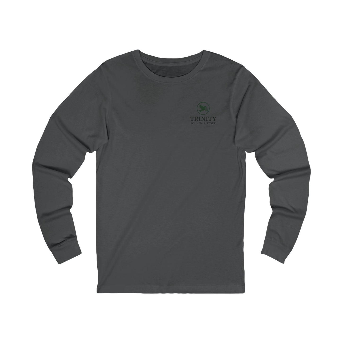 Long Sleeve Tee — Trinity Camp Tee with Minimal Teepee Graphic
