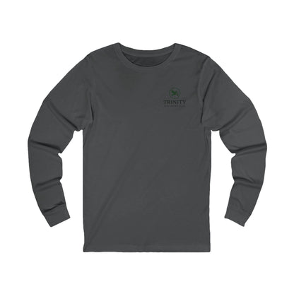 Long Sleeve Tee — Trinity Camp Tee with Minimal Teepee Graphic