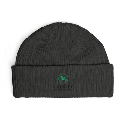 Trinity Logo Cuff Beanie – Embroidered Winter Knit Hat