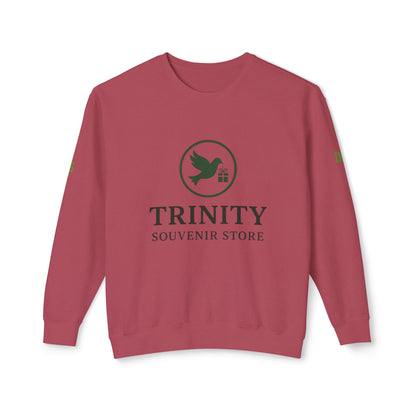 Trinity Souvenir Crewneck Sweatshirt — Dove Logo & Teepee Back Graphic
