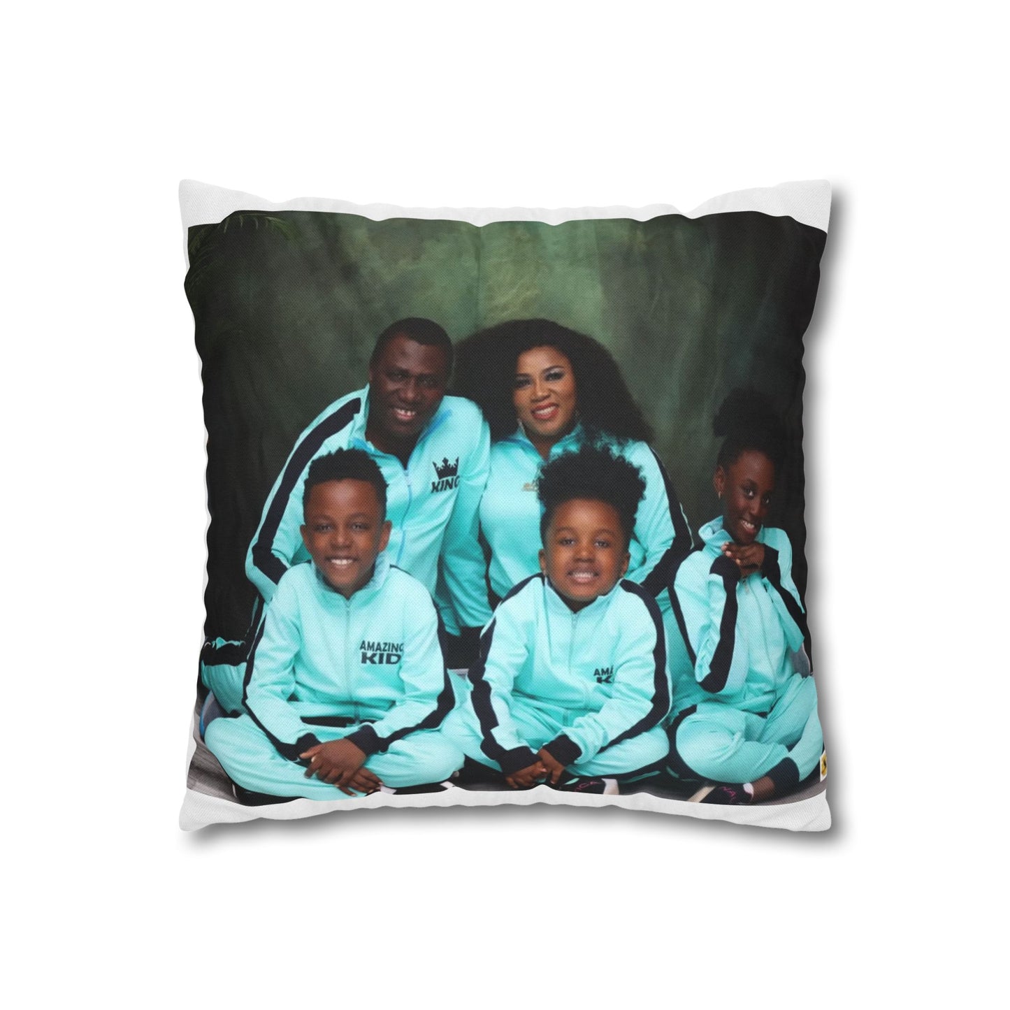 Spun Polyester Square Pillowcase