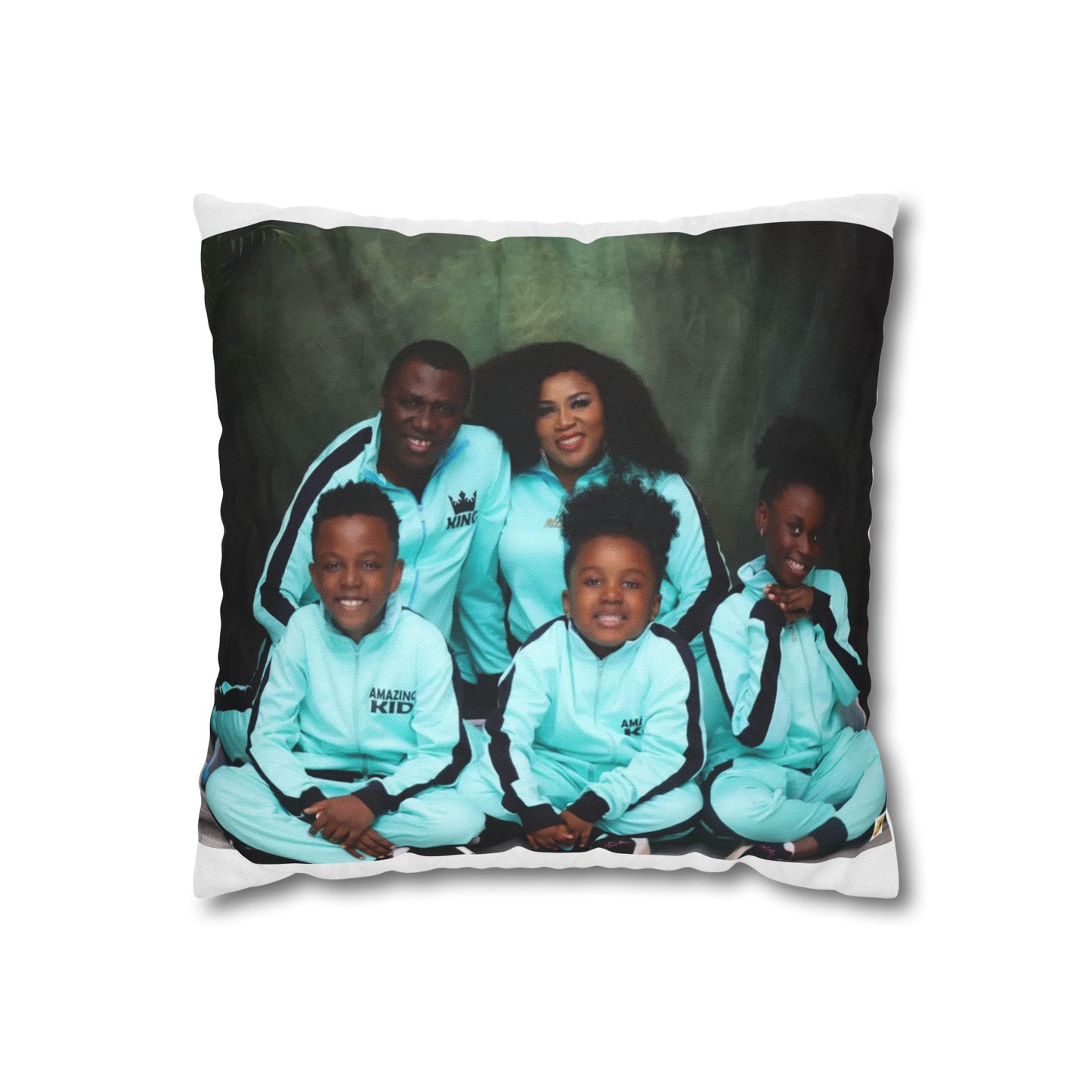 Spun Polyester Square Pillowcase