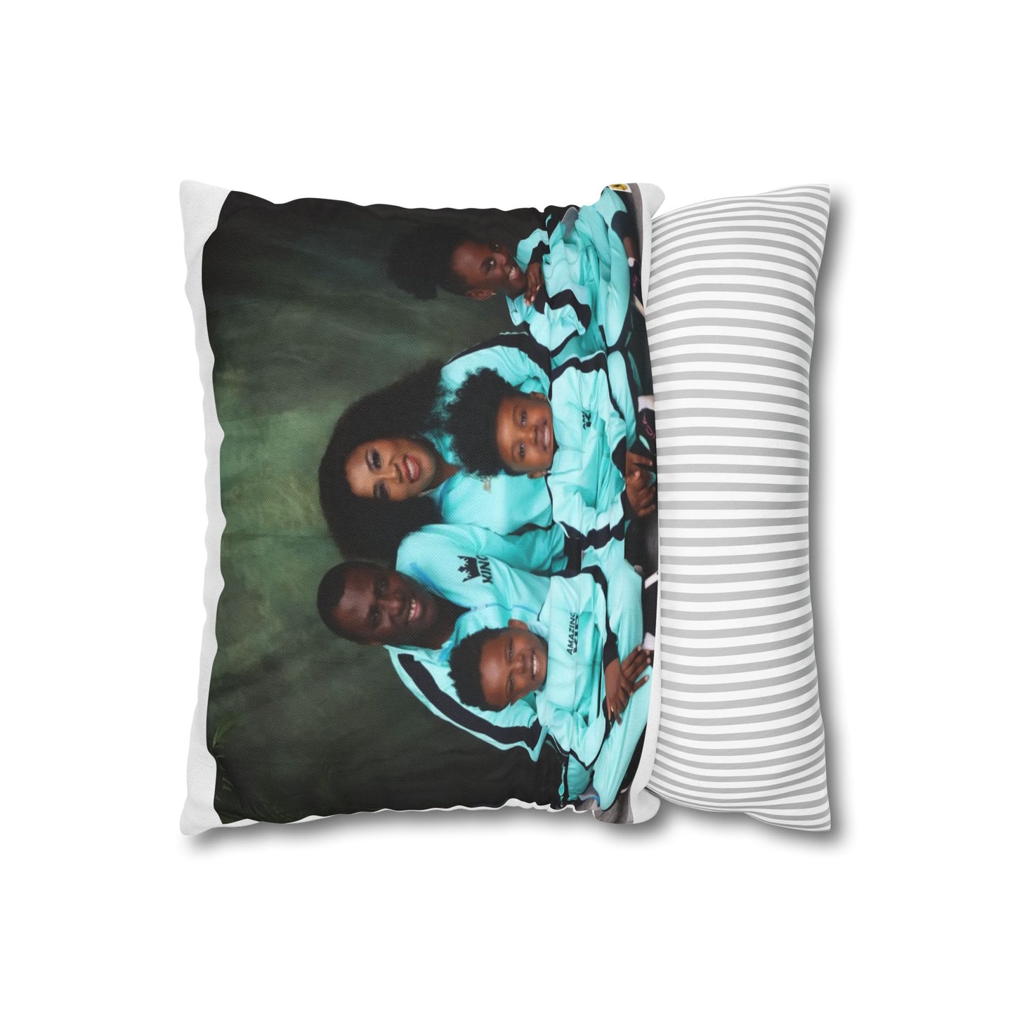 Spun Polyester Square Pillowcase