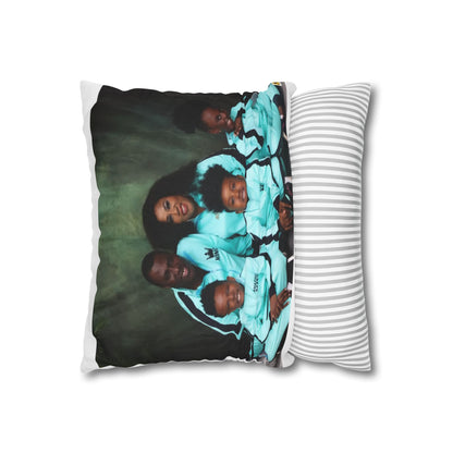 Spun Polyester Square Pillowcase