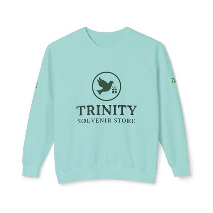 Trinity Souvenir Crewneck Sweatshirt — Dove Logo & Teepee Back Graphic