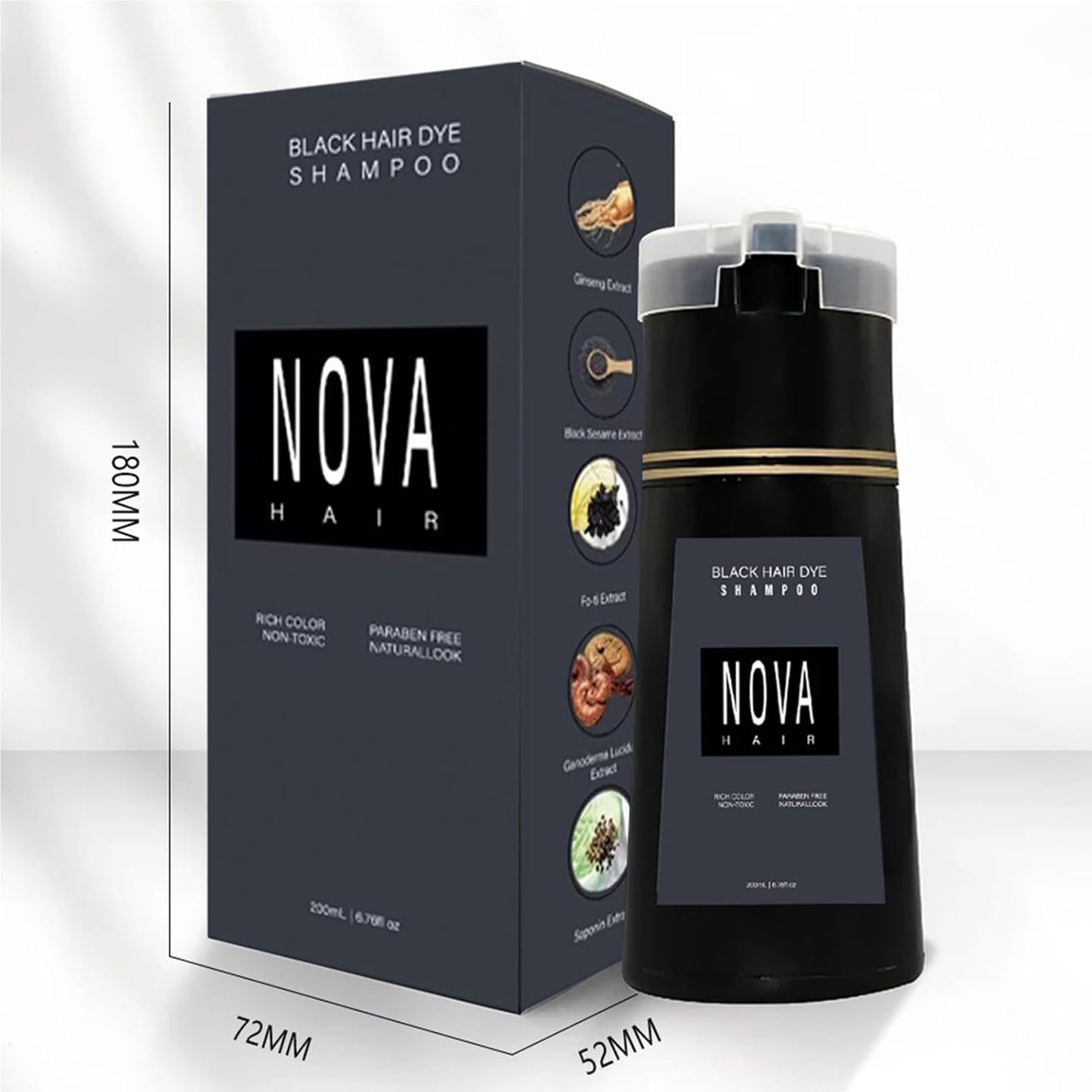 Nova Hair Original Instant Dye Shampoo