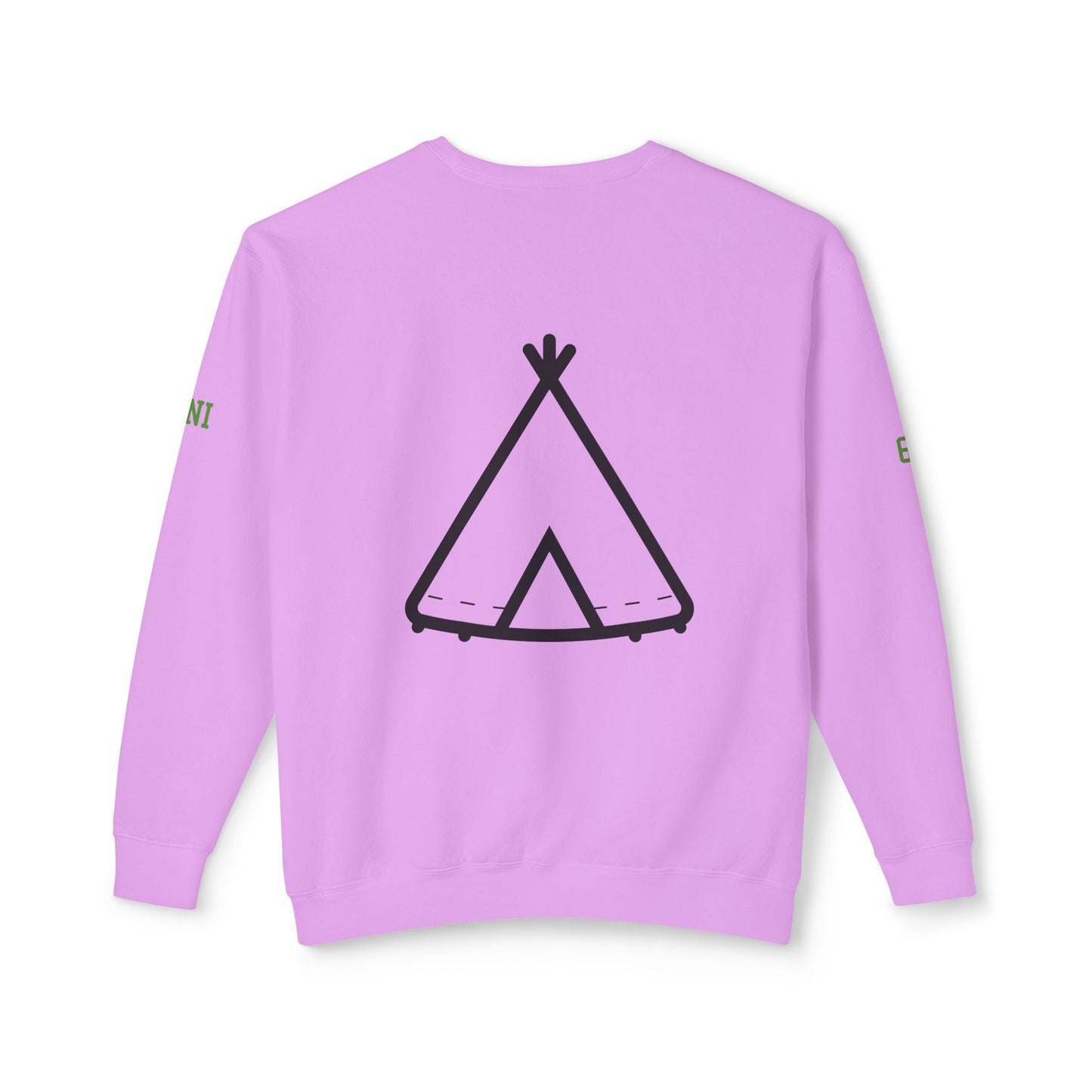 Trinity Souvenir Crewneck Sweatshirt — Dove Logo & Teepee Back Graphic